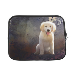 A cute painting golden retriever puppy Macbook Pro 11''