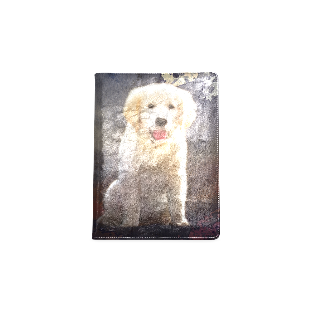 A cute painting golden retriever puppy Custom NoteBook B5