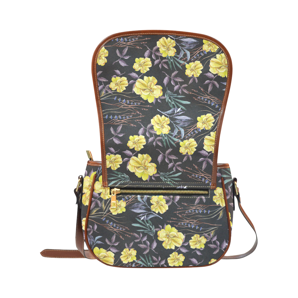 Wildflowers II Saddle Bag/Large (Model 1649)