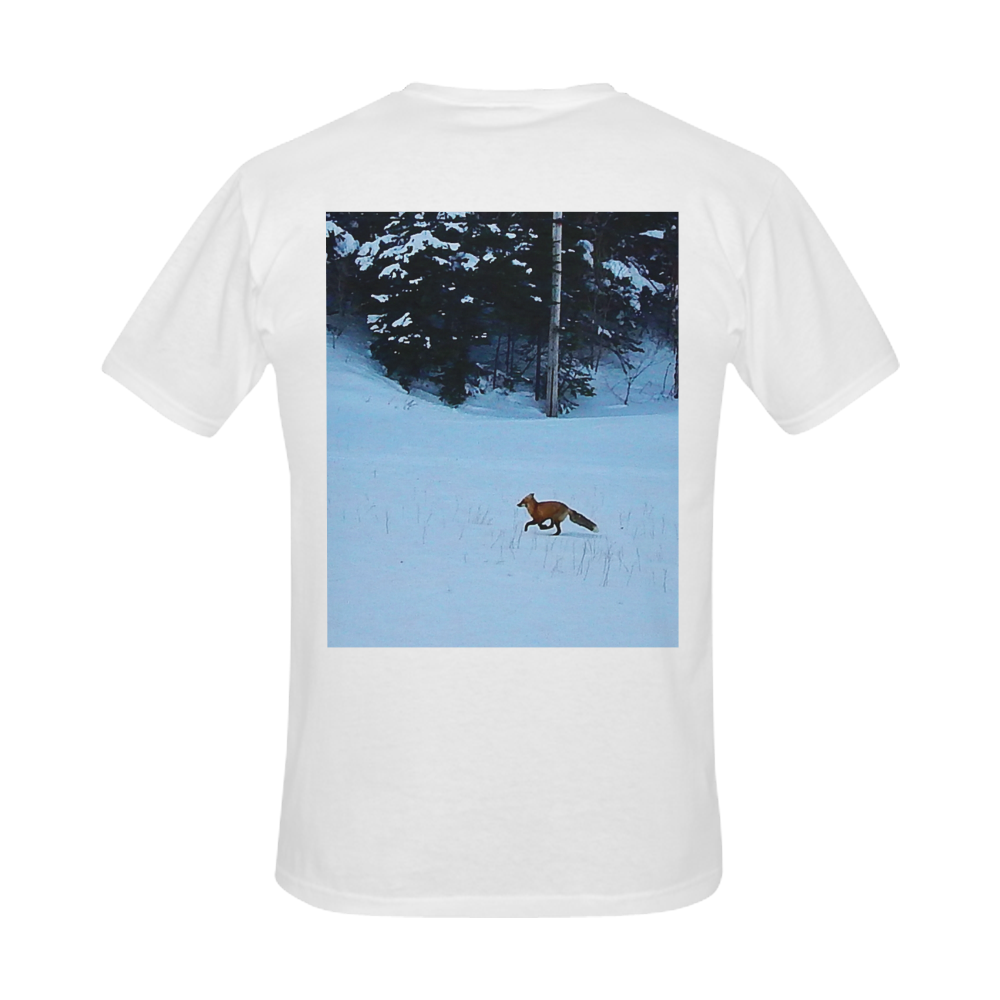 Fox on the Run Men's Slim Fit T-shirt (Model T13)