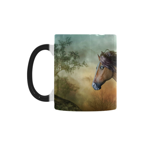 Wonderful running horse Custom Morphing Mug