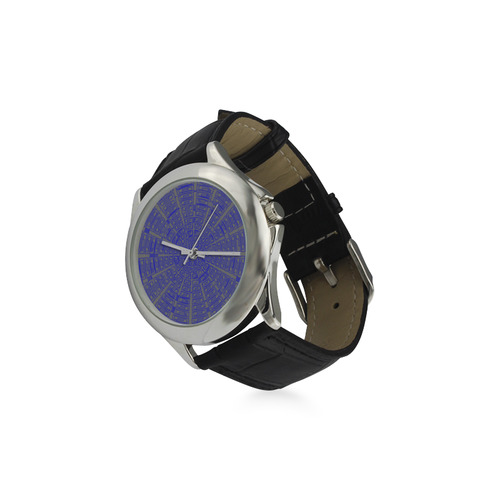 Time Travel - Space Void Pattern Women's Classic Leather Strap Watch(Model 203)