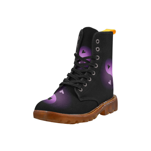 yin yang heart- purple Martin Boots For Women Model 1203H