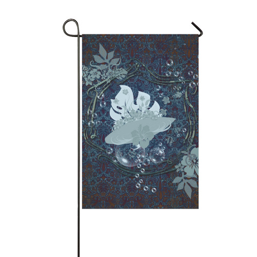 Sport surfboard and flowers Garden Flag 12‘’x18‘’（Without Flagpole）