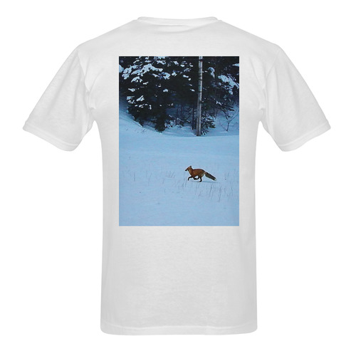 Fox on the Run Sunny Men's T- shirt (Model T06)