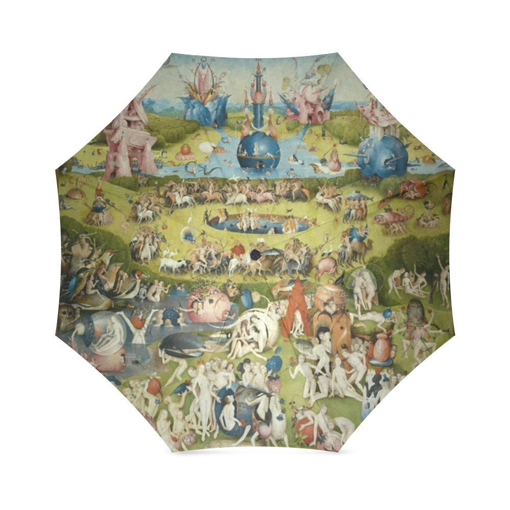 Hieronymus Bosch The Garden Of Earthly Delights Foldable Umbrella (Model U01)