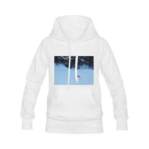 Fox on the Run Women's Classic Hoodies (Model H07)