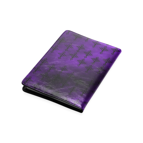 Purple and Black Goth Crosses Custom NoteBook A5