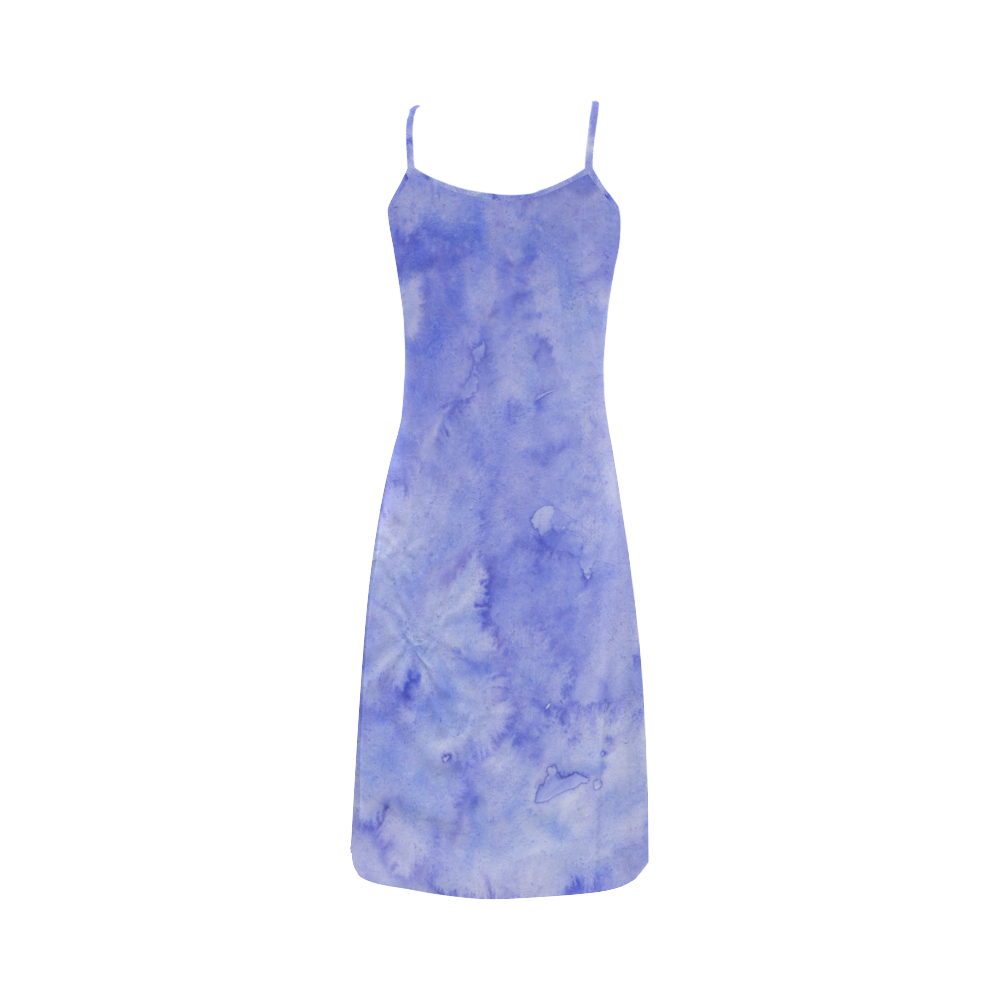 fluid watercolors Alcestis Slip Dress (Model D05)
