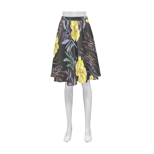 Wildflowers II Athena Women's Short Skirt (Model D15)