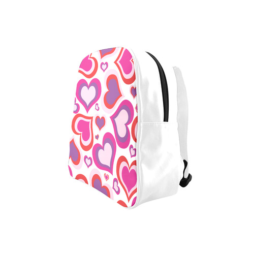 heart pattern School Backpack (Model 1601)(Small)