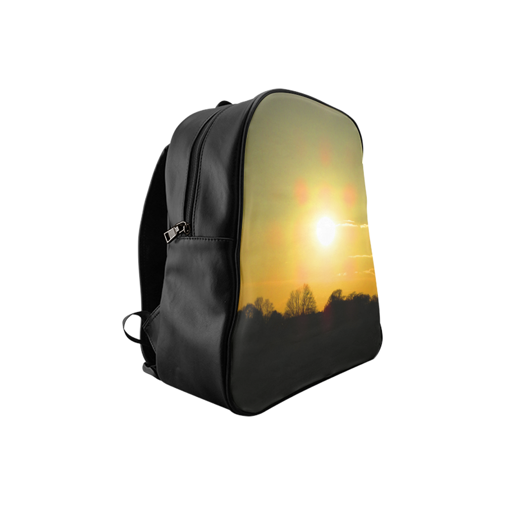 Golden sunset School Backpack (Model 1601)(Small)