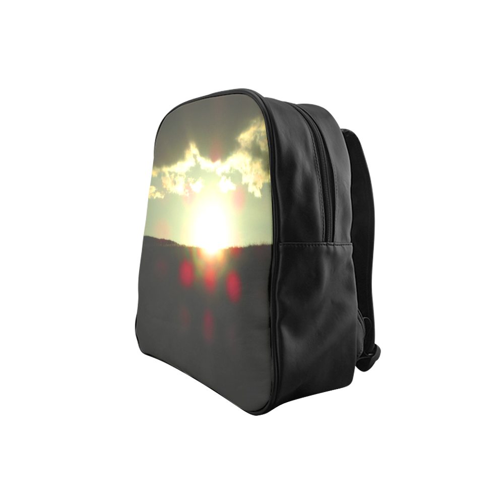 Sunset over the hill School Backpack (Model 1601)(Small)