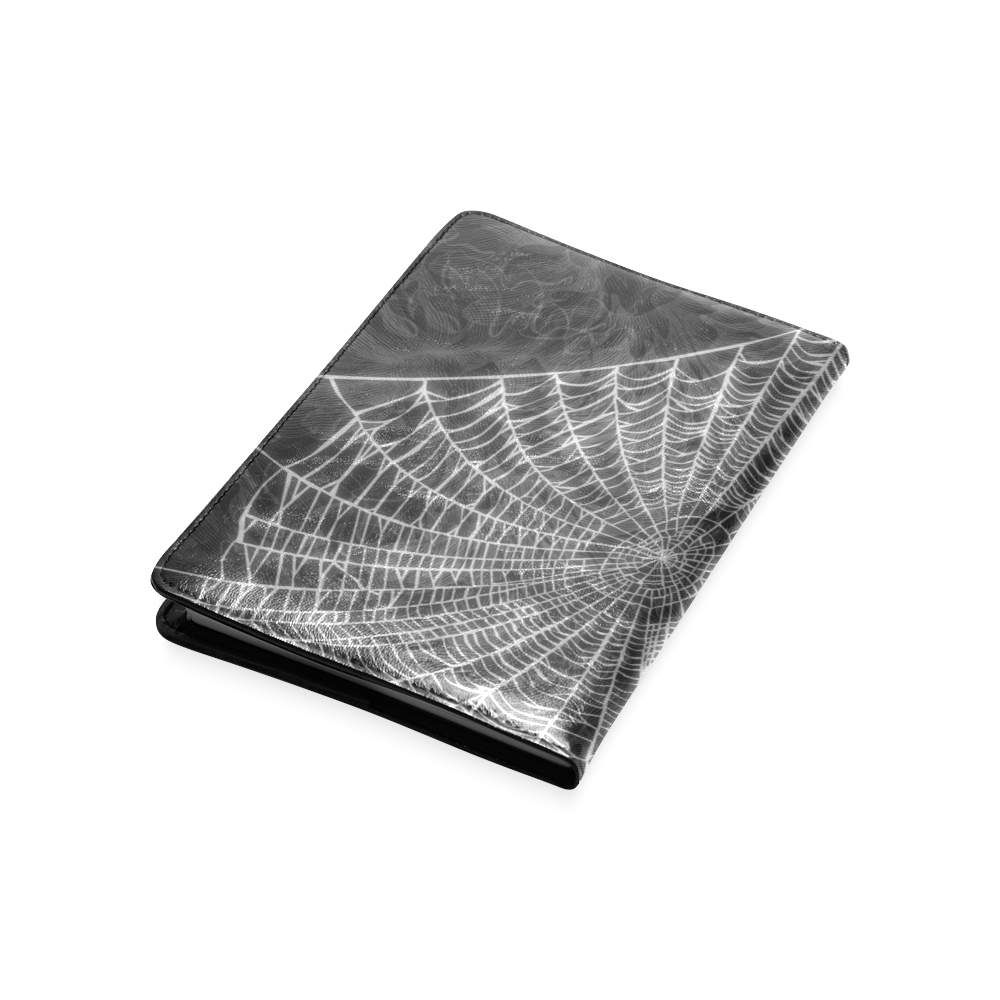 Spiderweb Damask Gothic Art Custom NoteBook A5