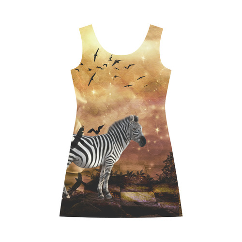 Wonderful zebra Bateau A-Line Skirt (D21)