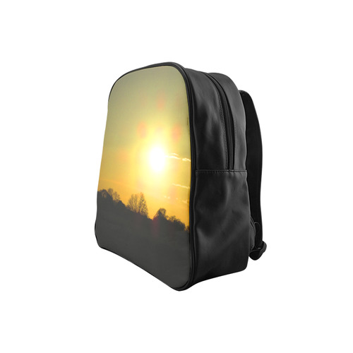Golden sunset School Backpack (Model 1601)(Small)