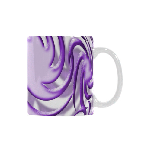 3-D Lilac Ball White Mug(11OZ)