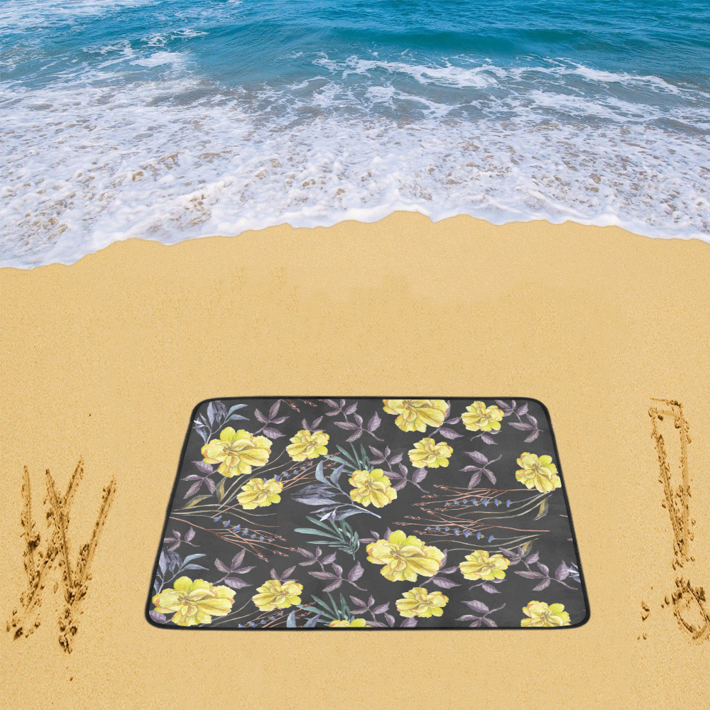 Wildflowers II Beach Mat 78"x 60"