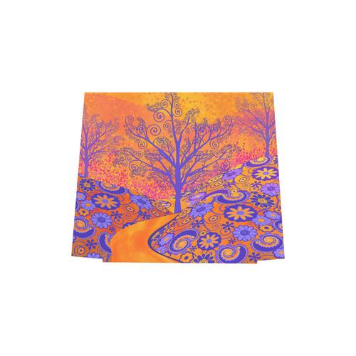 Sunset Park Flowers Colorful Print Handbag by Juleez Euramerican Tote Bag/Small (Model 1655)