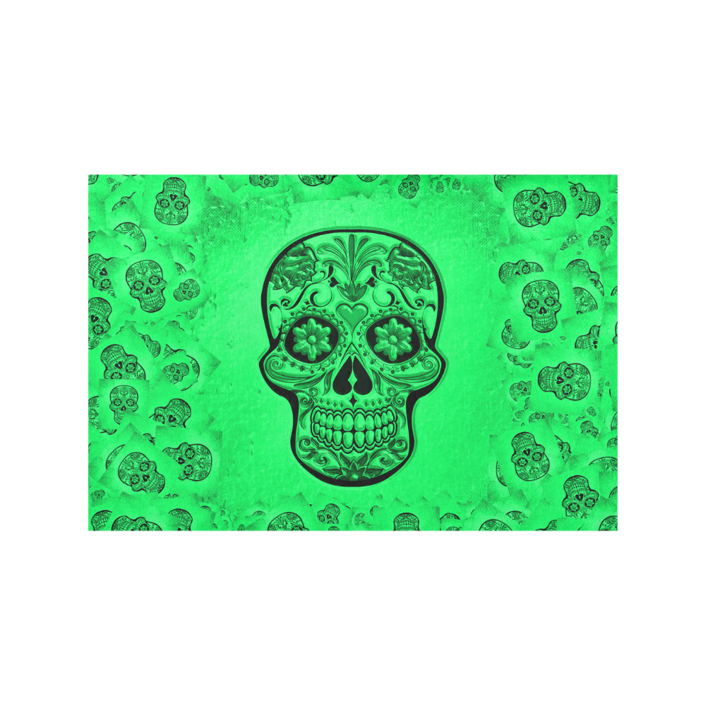 Skull20170256_by_JAMColors Placemat 12’’ x 18’’ (Set of 6)