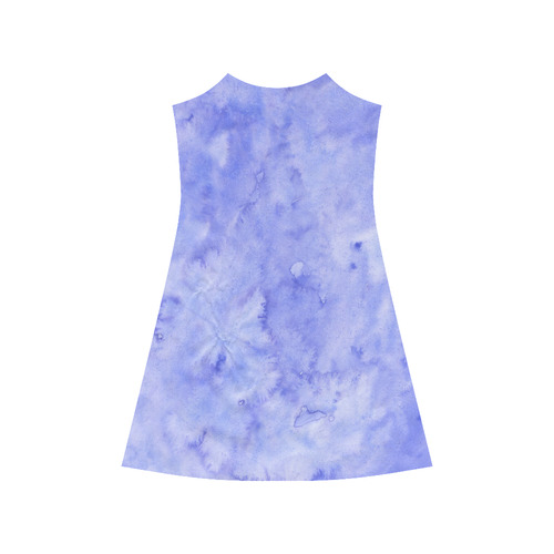 fluid watercolors Alcestis Slip Dress (Model D05)