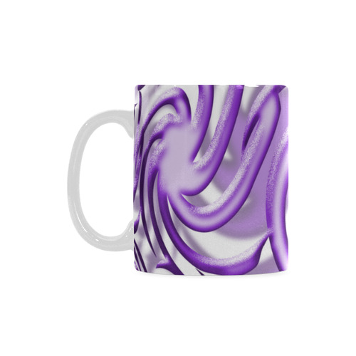 3-D Lilac Ball White Mug(11OZ)