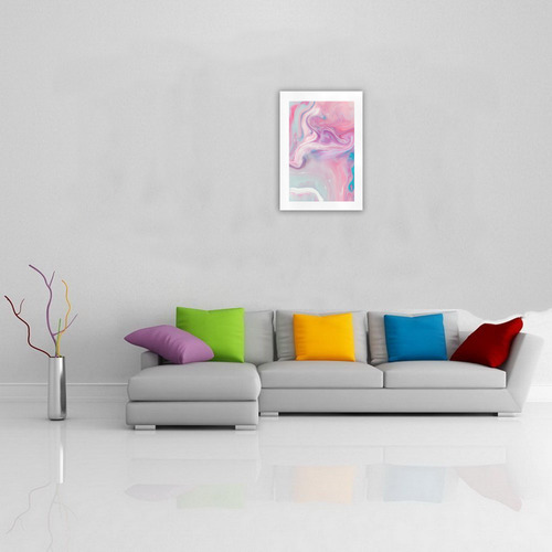 marble painted illustrations Art Print 16‘’x23‘’