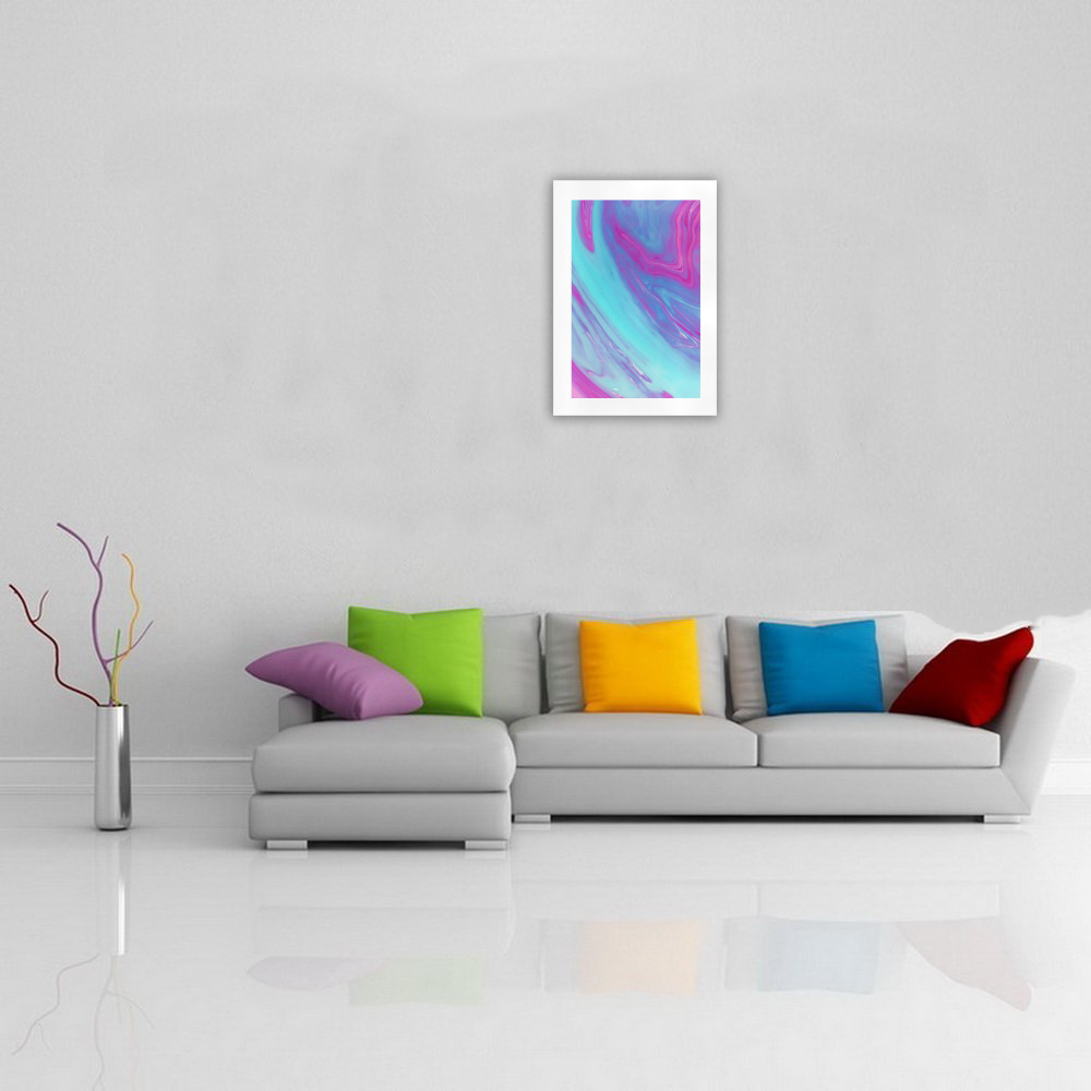 marble painted illustrations Art Print 16‘’x23‘’