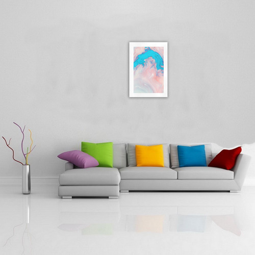 marble painted illustrations Art Print 16‘’x23‘’