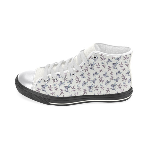Wildflowers III Women's Classic High Top Canvas Shoes (Model 017)