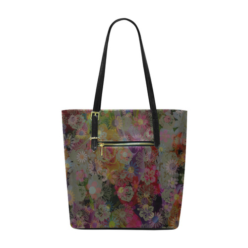 flower Euramerican Tote Bag/Small (Model 1655)