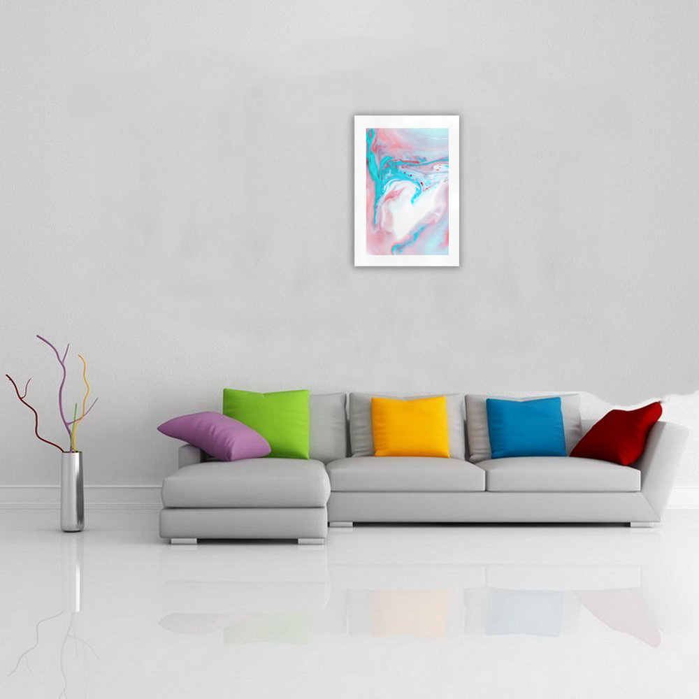 marble painted illustrations Art Print 16‘’x23‘’