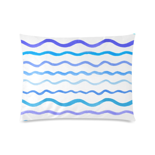 children nautical doodles Custom Zippered Pillow Case 20"x26"(Twin Sides)