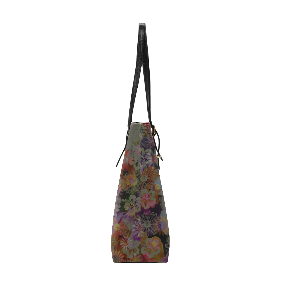 flower Euramerican Tote Bag/Small (Model 1655)