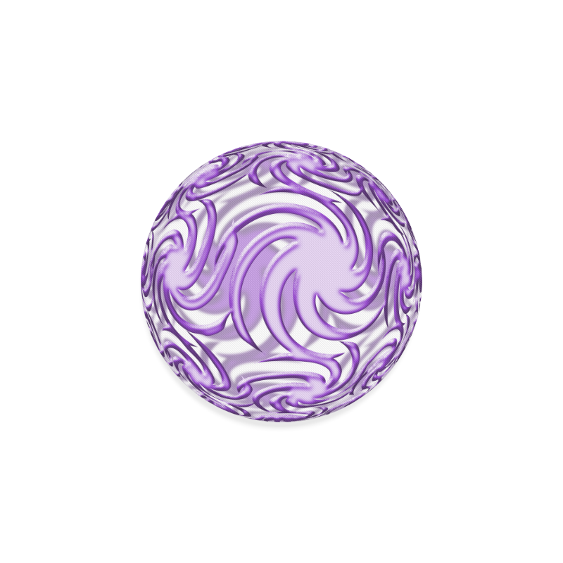 3-D Lilac Ball Round Coaster