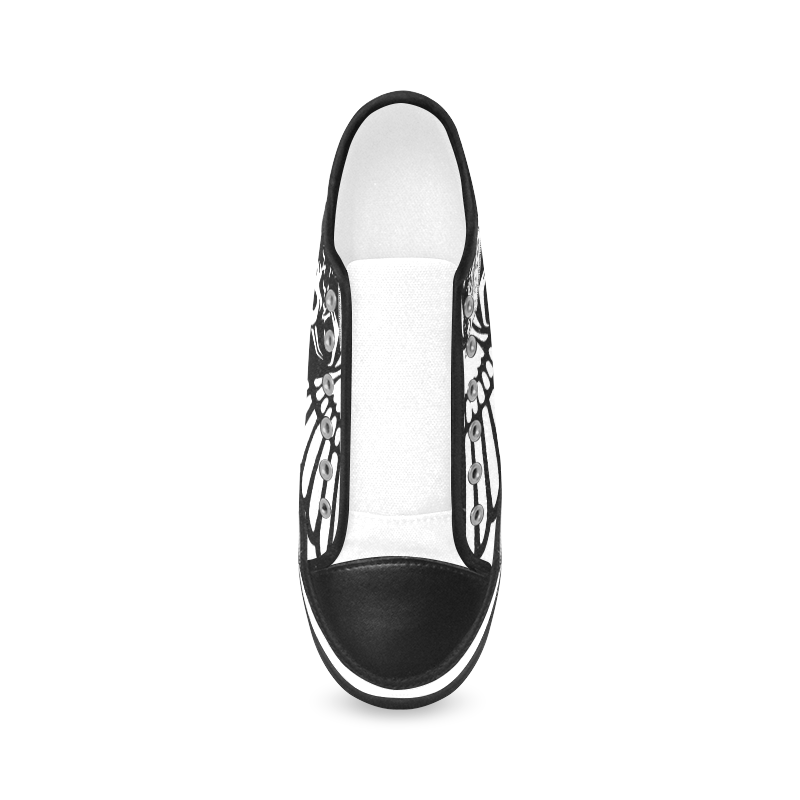 KINKONG WINGZSHOES Women's Canvas Zipper Shoes (Model 001)