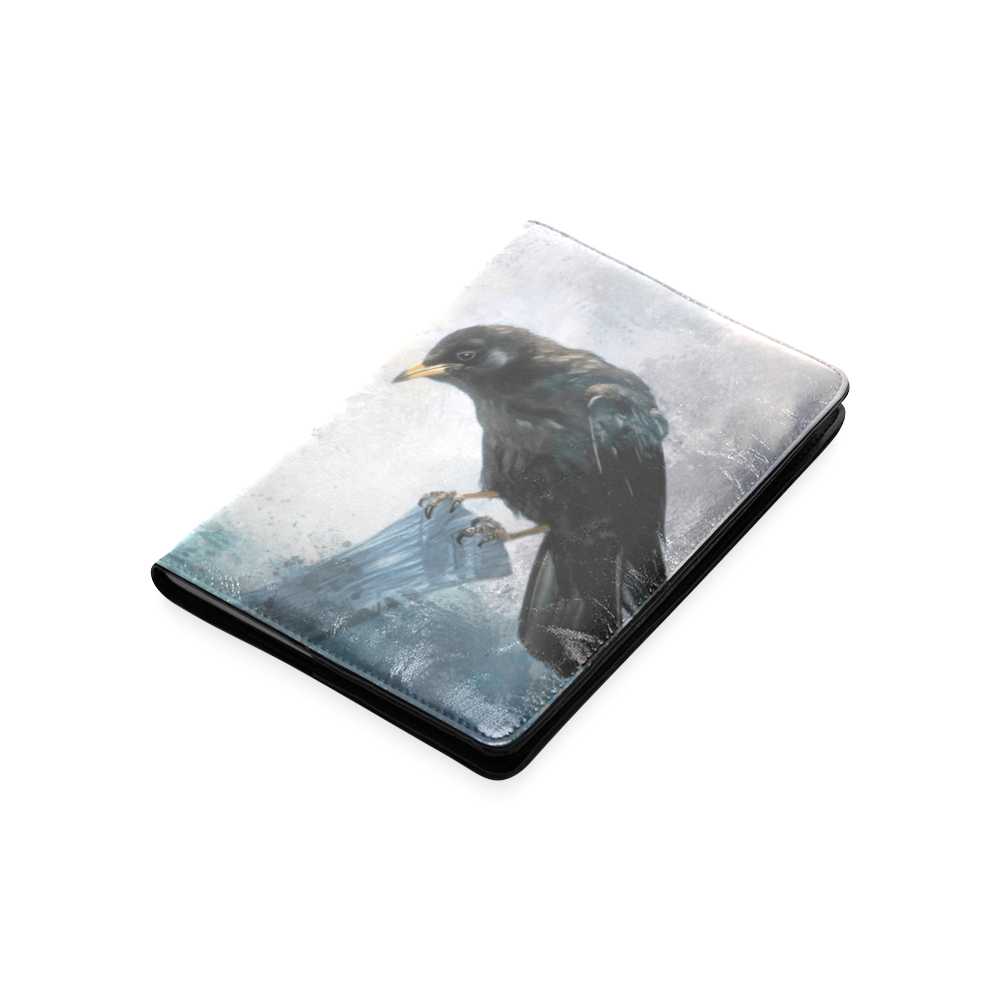 A beautiful painted black crow Custom NoteBook A5