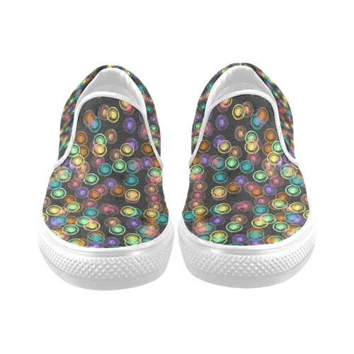 Bubbly A by FeelGood Women's Slip-on Canvas Shoes (Model 019)