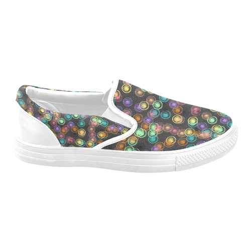Bubbly A by FeelGood Women's Unusual Slip-on Canvas Shoes (Model 019)