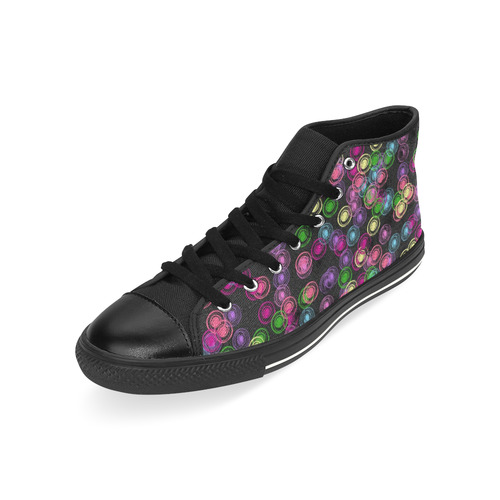Bubbly B by FeelGood High Top Canvas Women's Shoes/Large Size (Model 017)