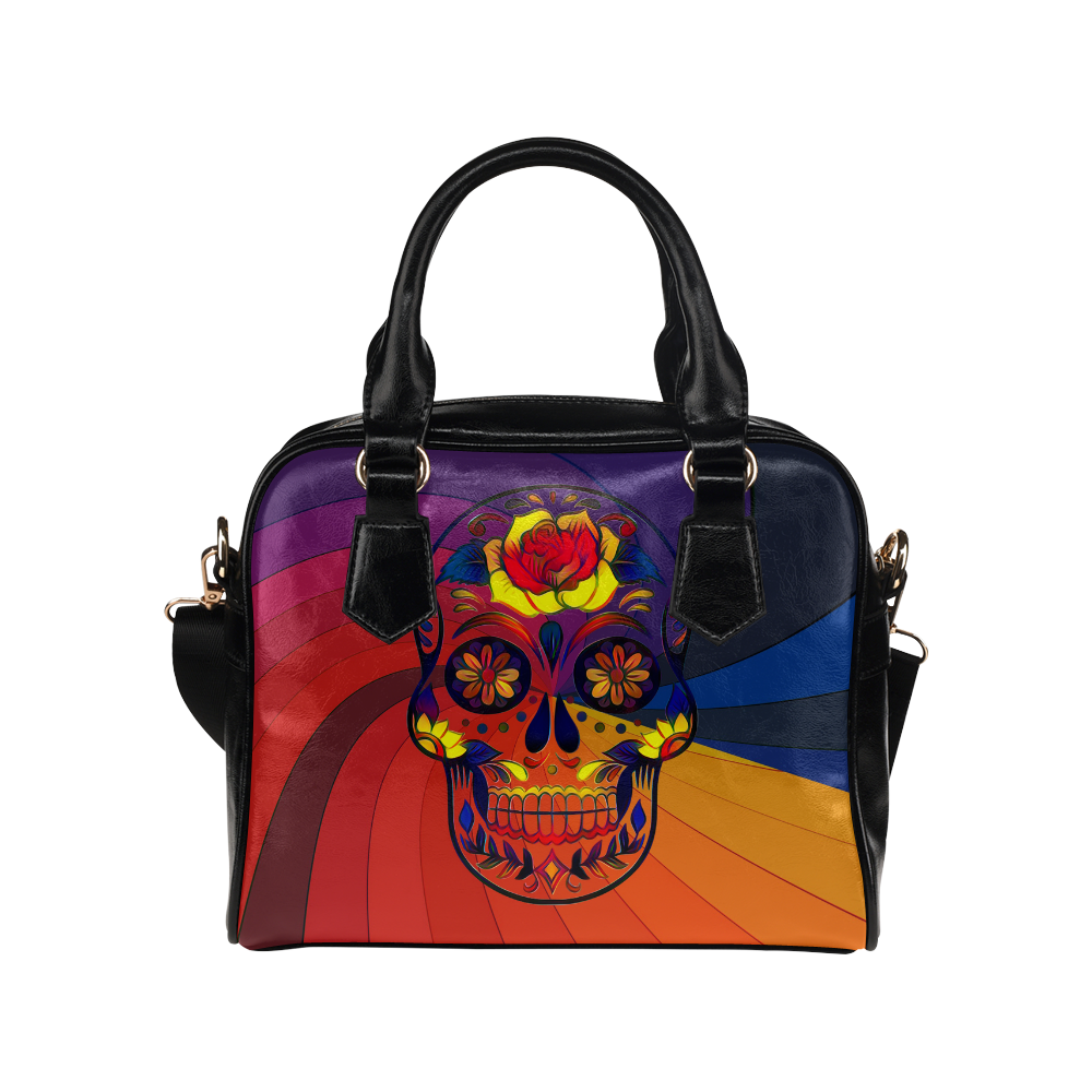 Skull_20170306_by_JAMColors Shoulder Handbag (Model 1634)