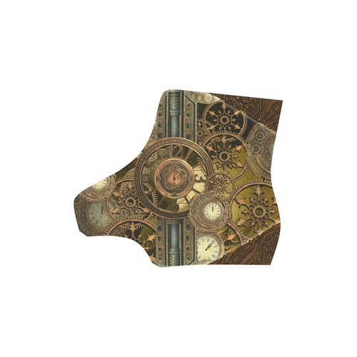 Steampunk clocks and gears Martin Boots For Men Model 1203H