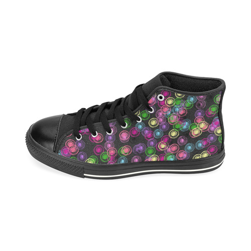 Bubbly B by FeelGood High Top Canvas Women's Shoes/Large Size (Model 017)