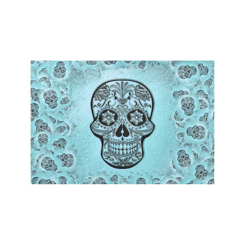 Skull20170238_by_JAMColors Placemat 12’’ x 18’’ (Set of 4)