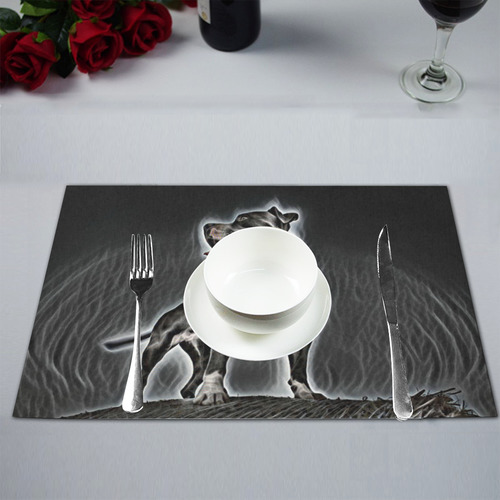 Steff Black and White Placemat 12’’ x 18’’ (Set of 6)