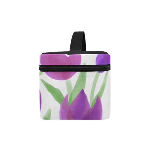 Purple Tulips. Inspired by the Magic Island of Gotland. Lunch Bag/Large (Model 1658)