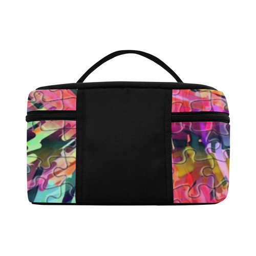 Pink Chaos Puzzle by Popart Lover Lunch Bag/Large (Model 1658)
