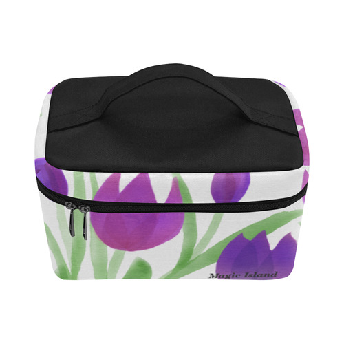 Purple Tulips. Inspired by the Magic Island of Gotland. Lunch Bag/Large (Model 1658)