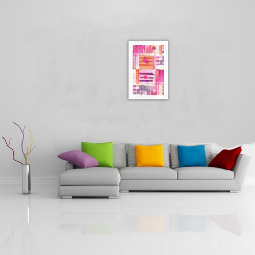 Sweet Pink Quilt Art Print 19‘’x28‘’