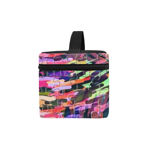 Pink Chaos Puzzle by Popart Lover Lunch Bag/Large (Model 1658)